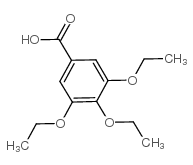 3,4,5-三乙氧基苯甲酸结构式