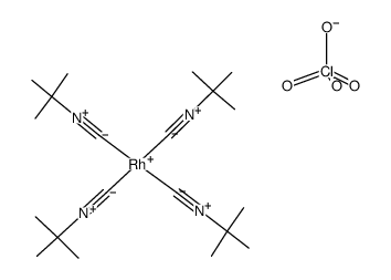 [Rh(t-BuNC)4]ClO4结构式