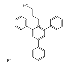 1-(3-hydroxypropyl)-2,4,6-triphenylpyridin-1-ium fluoride Structure