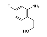 Benzeneethanol, 2-amino-4-fluoro- (9CI) structure