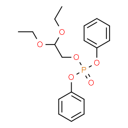 Phosphoric acid (2,2-diethoxyethyl)diphenyl ester Structure