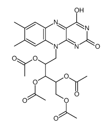 2',​3',​4',​5'-​Tetraacetylriboflavi​n结构式