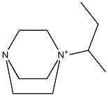 4-Aza-1-azoniabicyclo[2.2.2]octane,1-(1-methylpropyl)-(9CI)结构式