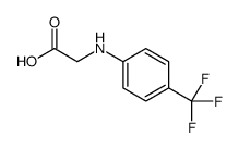 2-[4-(trifluoromethyl)anilino]acetic acid Structure