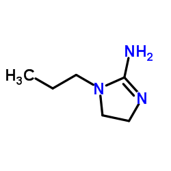4,5-二氢-1-丙基-1H-咪唑-2-胺结构式