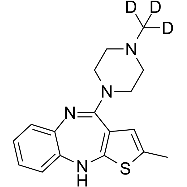 Olanzapine D3 structure
