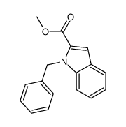 METHYL 1-BENZYL-1H-INDOLE-2-CARBOXYLATE Structure