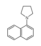 1-(萘-1-基)吡咯烷结构式