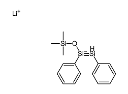 lithium,phenyl-[phenyl(trimethylsilyloxy)silyl]silanide Structure