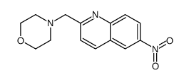 2-(4-吗啉甲基)-6-硝基喹啉结构式