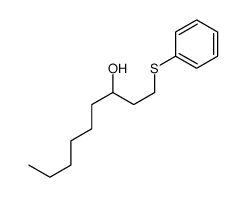 1-phenylsulfanylnonan-3-ol Structure