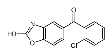 5-(2-chlorobenzoyl)-3H-1,3-benzoxazol-2-one结构式