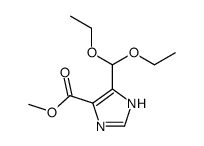 METHYL 5-DIETHOXYMETHYLIMIDAZOLE-4-CARBOXYLATE结构式