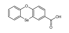 phenoxaselenine-2-carboxylic acid Structure