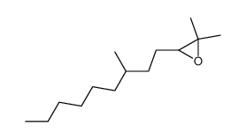 2,2-dimethyl-3-(3-methylnonyl)oxirane结构式