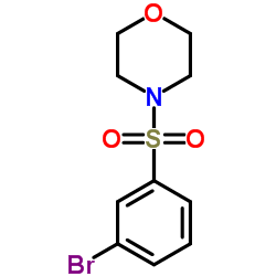 4-(3-溴苯基磺酰)吗啉结构式