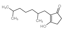 2-(2,6-二甲基庚基)-3-羟基-2-环戊烯酮结构式