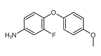 3-fluoro-4-(4-methoxyphenoxy)aniline Structure