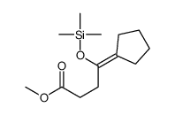 methyl 4-cyclopentylidene-4-trimethylsilyloxybutanoate结构式