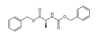 L-Alanine, N-[(phenylmethoxy)carbonyl]-, phenylmethyl ester Structure