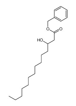 benzyl 3-hydroxytetradecanoate Structure