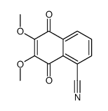 6,7-dimethoxy-5,8-dioxonaphthalene-1-carbonitrile Structure