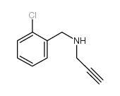 N-[(2-chlorophenyl)methyl]prop-2-yn-1-amine结构式