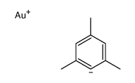 gold(1+),1,3,5-trimethylbenzene-6-ide结构式