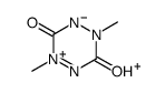 2,5-dimethyl-1H-1,2,4,5-tetrazin-5-ium-3,6-dione Structure
