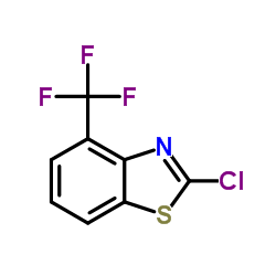 2-溴-6-三氟甲基苯并噻唑结构式