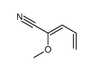 2-methoxypenta-2,4-dienenitrile结构式