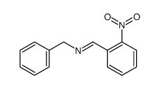 benzyl-(2-nitro-benzyliden)-amine Structure