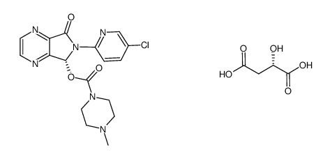 (R)-zopiclone L-malate Structure
