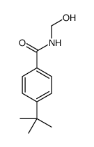 4-tert-butyl-N-(hydroxymethyl)benzamide结构式