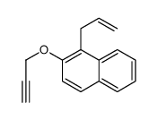 1-prop-2-enyl-2-prop-2-ynoxynaphthalene结构式