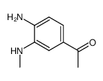 3-(methylamino)-4-aminoacetophenone Structure