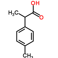 2-(4-甲基苯基)丙酸结构式