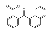 2-(naphthalene-1-carbonyl)benzoyl chloride Structure