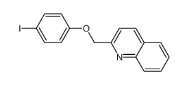 2-((4-iodophenoxy)methyl)quinoline Structure