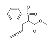 methyl 2-(benzenesulfonyl)hexa-4,5-dienoate结构式