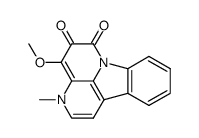 4-Methoxy-3-methyl-3H-indolo[3,2,1-de][1,5]naphthyridine-5,6-dione Structure