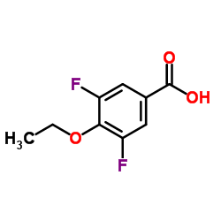 4-Ethoxy-3,5-difluorobenzoic acid结构式
