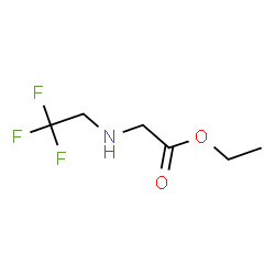 ETHYL 2-[(2,2,2-TRIFLUOROETHYL)AMINO]ACETATE Structure
