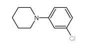 1-(3-氯苯基)哌啶结构式