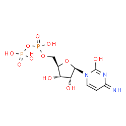 CYTIDINE 5'-DIPHOSPHATE, PERIODATEOXIDIZ ED SODIUM Structure
