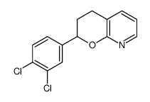 2-(3,4-dichlorophenyl)-3,4-dihydro-2H-pyrano[2,3-b]pyridine Structure