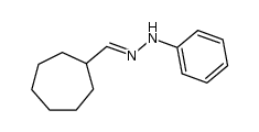 N-cycloheptylmethylene-N'-phenylhydrazine结构式
