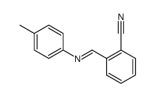 N-(2-cyanobenzylidene)-4-methylaniline Structure