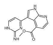 3-(2-氨基-4-嘧啶)-1H-吡咯并[2,3-B]吡啶-4-羧酸甲酯结构式