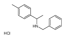 BENZYL-(1-P-TOLYLETHYL)AMINEHYDROCHLORIDE Structure